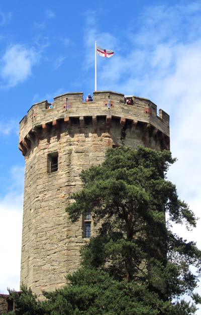 The tower of Warwick Castle