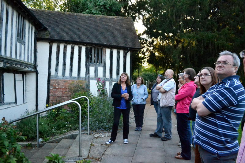 Stirchley History Group on a visit to St Nicolas Place