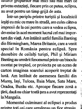 Extract from the Journal de Constana