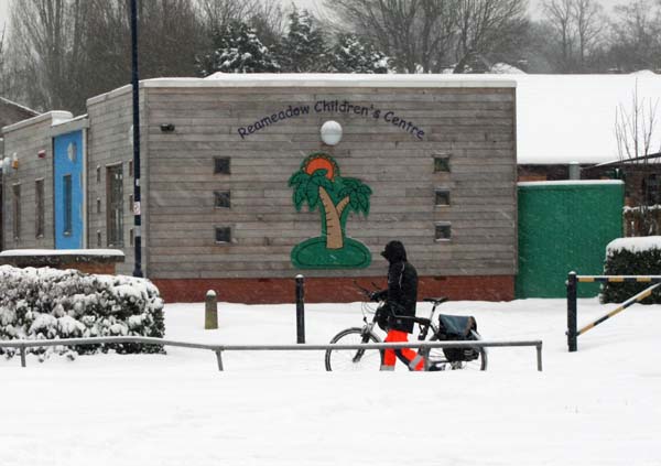 A touch of colour in the snow