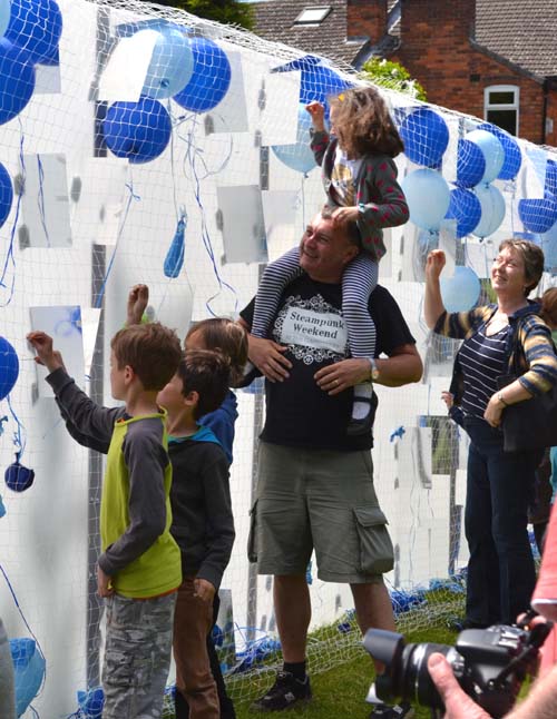 Popping the balloons