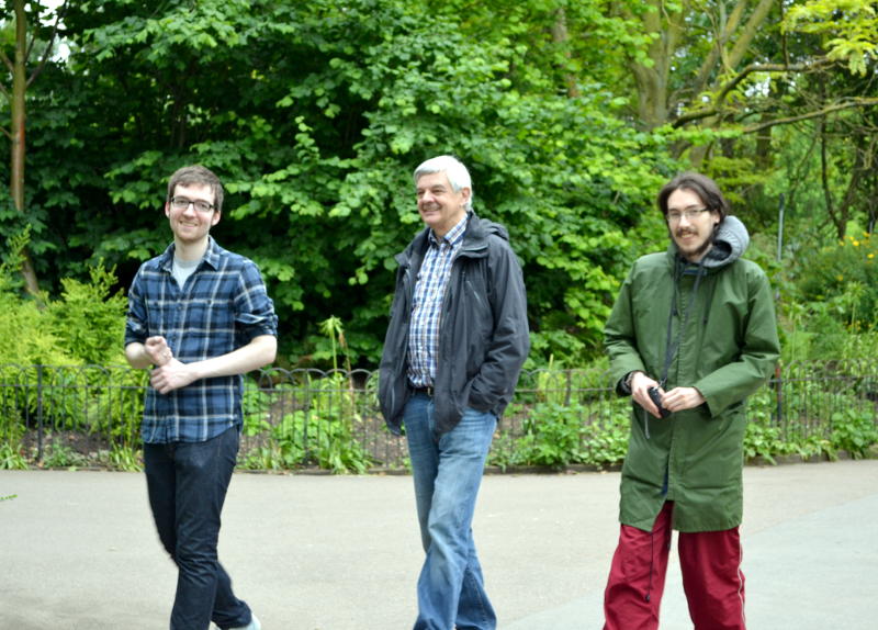 Walking in Regent's Park, London