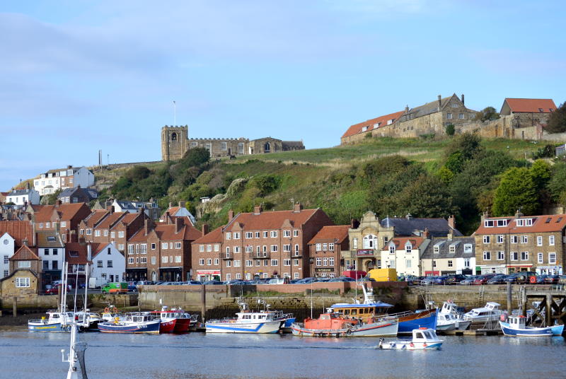 Whitby Church and harbour