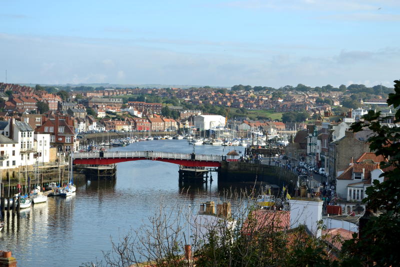 Whitby harbour and bridge