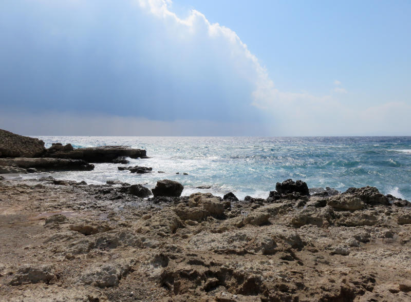 The coast at Cape Pyla