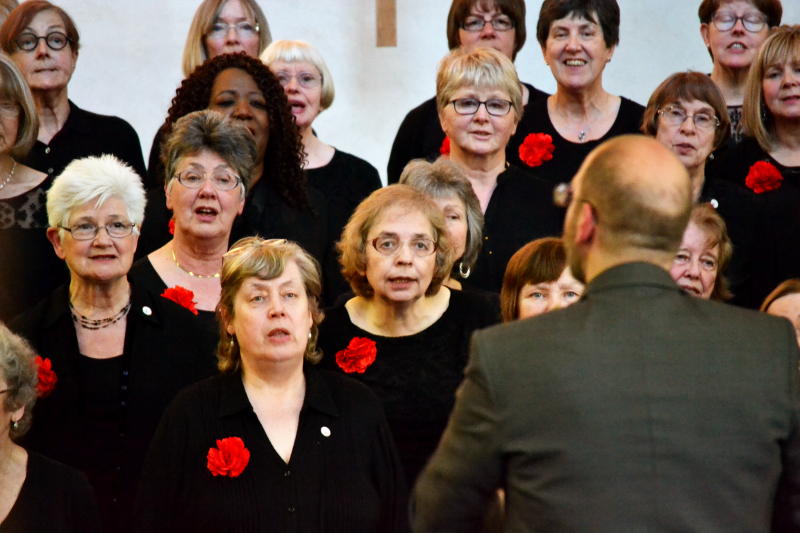 Miriam in a Phoenix Singers concert