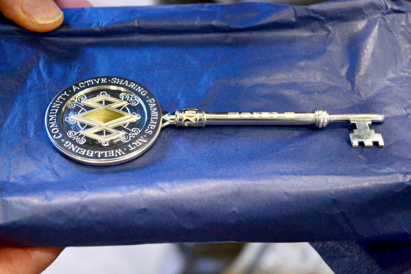 The new ceremonial key