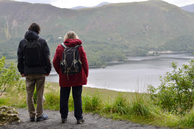 Miriam and Martin looking over Derwentwater