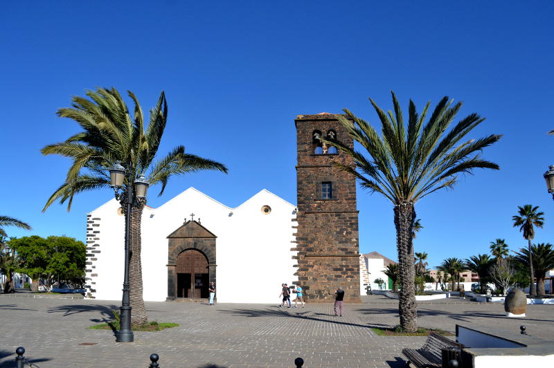 White church at La Oliva