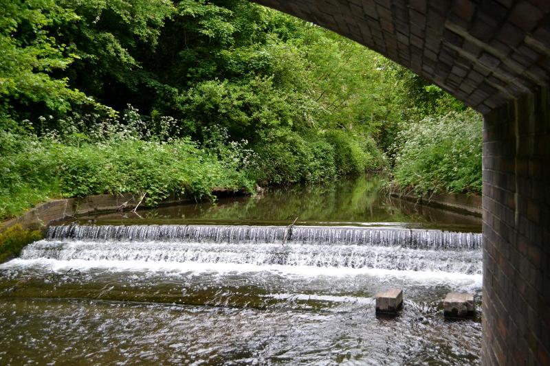 A waterfall on the River Rea