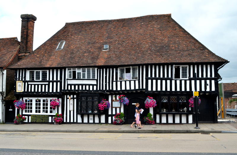 A Tudor-style public building